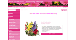 Desktop Screenshot of boothhouseflorist.com